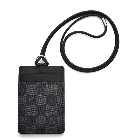 lv lanyard card holder